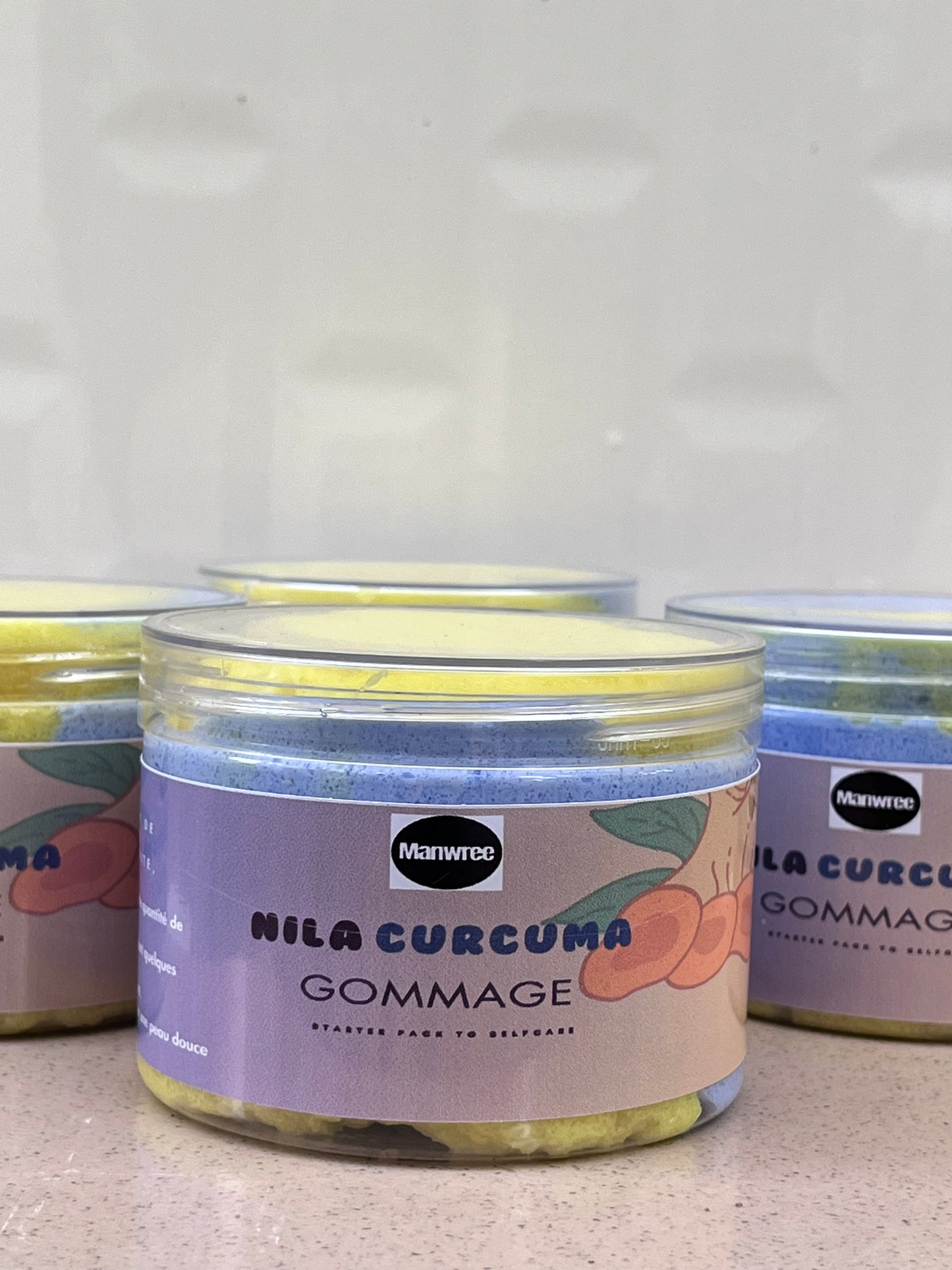 Turmeric lemon scrub and Nila turmeric
